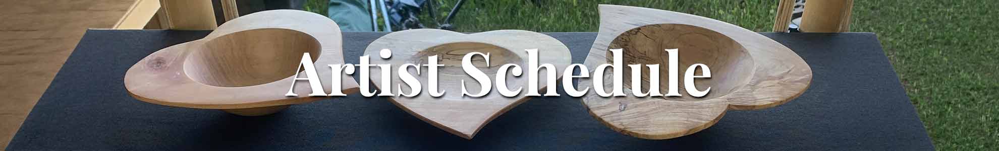 Arts in the Middle Artist Schedule